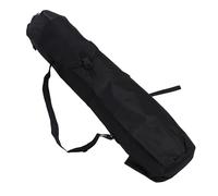 Eujgoov Bolsa de Caña de Pesca Tela Oxford Bolsa Forma Cilindro Premium para Tacleadas Pesca Correa Transporte Cómodo para Pescadores (Black)