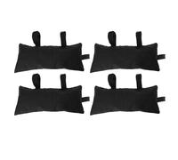 Eujgoov Bolsa de de Inundación Reutilizable Cierre de la Cremallera de Lona Orgánica de Silicona Orgánica para el Control de la Inundación de la Ventana de la Puerta, 4 Piezas (Black)