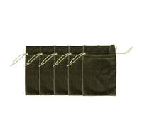 Eujgoov Bolsa de Regalo de Terciopelo de 5 Piezas, Bolsa de Joyería con Cordón Suave para Pulseras, Cartas de Tarot y Conjuntos de Runas, Elegante Solución de Almacenamiento para Todas las Ocasiones