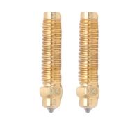 Eujgoov Boquilla De Acero De Latón Bimetálico De 2 uds. De 0,4mm para Impresión 3D De Alto Flujo Compatible con Impresoras De Carbono