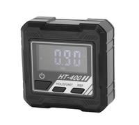 Eujgoov Buscador de ángulos Digital con Nivel de Burbuja, Pantalla LCD Retroiluminada, Transportador Magnético, Inclinómetro, Herramienta de Medición para Carpintería, Albañilería y