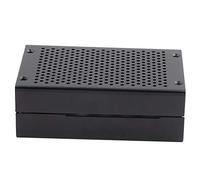Eujgoov Caja de Aleación de Aluminio, Cubierta Gris de la Caja de la Placa Base con Juego de Herramientas de Instalación, Carcasa Liviana de Componentes Electrónicos, Kit de Inicio de Accesorios de