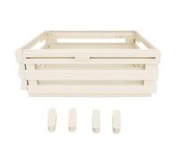 Eujgoov Caja de Almacenamiento Retráctil, Caja de Almacenamiento Extensible, Escritorio Extraíble, Organizador de Cocina de Estilo Industrial Creativo, Merienda para Sala de Estar (WHITE)