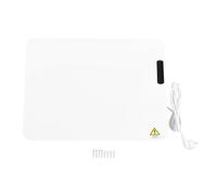 Eujgoov Calentador de Pared con Panel Eléctrico Enchufable de 400 W, Calentador de Espacio por Infrarrojos con Termostato, Convección WiFi Inteligente para Uso en Interiores, (Enchufe europeo 220V)