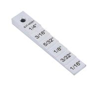 Eujgoov Calibre de Cuña Escalonada para Tuberías de Acero Inoxidable, Espaciador de Tubería de Cuña Escalonada de 1/16 a 1/4 Pulgada para Instalación de Soldadura de Tuberías