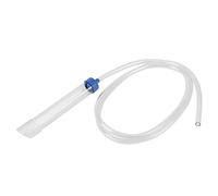 Eujgoov Cambiador de Agua Fácil para Acuarios, Tubo de Sifón con Tubería de PVC y Diseño Especial de la Cabeza, Adecuado para Tanques de Pescado de 30 l.