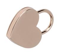 Eujgoov Candado Vintage de Metal con Cerradura de Corazón con Llave, 45 X 59 Mm, Candado Decorativo Pequeño para Joyero, Diario y Equipaje Pequeño, Diseño Compacto, Acabado Vintage, Uso Artesanal en