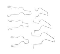 Eujgoov Clips de Resorte de Retención de Bombilla de Faro Kit de Reemplazo de Acero 6 Piezas para H1 H3 H4 H7 2 Tipos 3 Tamaños Ajuste Directo para Reparación de Faros Propietarios y Mecánicos de