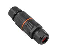 Eujgoov Conector de Cable Impermeable de 2 Piezas, Nailon Retardante de Llama, Conector Rápido con Clasificación IP68, Ideal para Aplicaciones de Iluminación y Suministro de Energía (Equipado con