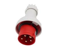 Eujgoov Conector Industrial de Aviación CEE, IP67 Impermeable de 5 Pines, 63A 220-415V, Adecuado para Talleres y Astilleros Al Aire Libre