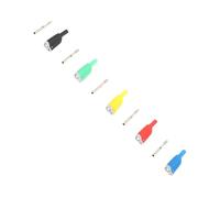 Eujgoov Conector Tipo Banana de Seguridad, Conector Aislado de 4 Mm, Diseño Apilable, Codificado por Colores para una Fácil Identificación, Ideal para Pruebas Eléctricas y Proyectos de Bricolaje