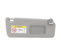 Eujgoov Conjunto de Visera Gris Sun Elegante Mirror Trasero Vista Trasera Bloqueo del Conductor Delantero Delantero para Prado 2010-2023 LC120 2003-2009 (Bien)