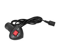 Eujgoov Control Remoto de Cabrestante Eléctrico, Controlador de Cabrestante de Plástico Liviano con Cable de 9.2 Pies para Accesorios de Vehículos Todoterreno