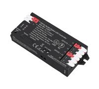 Eujgoov Controlador de Luz de Tira LED, Control de Aplicación WiFi, Sincronización de Música, Más de 100 Modos Dinámicos con Micrófono Incorporado, para Tiras LED Direccionables WS2811