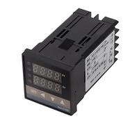 Eujgoov Controlador de Temperatura PID, Termostato LED Digital de Grado Industrial con PID Autoajustable y Termopar Tipo K, 32 a 2372 °F para Hornos, Incubadoras, Moldeo por Inyección