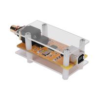 Eujgoov Convertidor de Adaptador Coaxial de Tarjeta de Sonido USB, Señal de Salida Digital Acrílica PCB PCM2706C con Oscilador de Activo, sin Controlador para Configuración de Audio OTG de Computadora