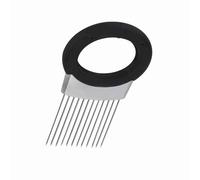 Eujgoov Cortador de Cebolla de Removedor de Olor con Aguja de Acero Inoxidable, de Inserción Fácil, Uso de Múltiples Usos, TPR sin Deslizamiento, para Cocina, Cocina