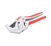 Eujgoov Cortatubos de PVC con Trinquete, Herramienta Profesional de Fontanería de Acero SK5 para Tuberías de PPR, PVC, CPVC, PP, PE y PEX con de Liberación Rápida, Antideslizante y