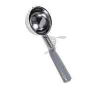 Eujgoov Cuchara de Helado de Acero Inoxidable para Helado, puré de Patatas, Masa para Galletas con de Plástico, Ligera, Tamaño Pequeño, Ideal para el Hogar, Pastelería, Cafetería y Más (7,2 CM)