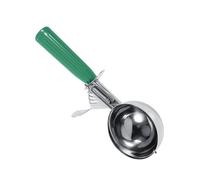 Eujgoov Cuchara de Helado de Acero Inoxidable para Helado, puré de Patatas, Masa para Galletas con de Plástico, Ligera, Tamaño Pequeño, Ideal para el Hogar, Pastelería, Cafetería y Más (6,5 CM)