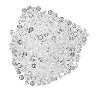 Eujgoov Cuentas Acrílicas Transparentes, Cuentas Decorativas de Material de Primera Calidad para Manualidades DIY, 1000 Piezas Perfectas para Decoraciones de Bodas y Fiestas (Acrílico)