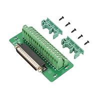 Eujgoov DB37 Interface Module DIN Rail Mount Terminal Block, Macho Hembra | Módulo de interfaz DB37 Bloque de terminales de montaje en carril DIN, placa de conector macho hembra, jaula de pines de