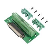 Eujgoov DB37 Interface Module DIN Rail Mount Terminal Block, Macho Hembra | Módulo de interfaz DB37 Bloque de terminales de montaje en carril DIN, placa de conector macho hembra, jaula de pines de