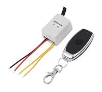 Eujgoov DC 4 V 5 V 6 V 7,4 V 9 V 12 V Relé Inalámbrico Control Remoto Transmisor de Interruptor Momentáneo con Receptor