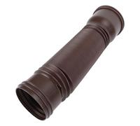 Eujgoov Extensión de Bajante de Canalón de Lluvia, Tubo de Drenaje Ajustable Flexible, Material de PE de 20-59 Pulgadas, Diseño de Bloque contra Salpicaduras para un Drenaje Eficaz del Agua de (BROWN)