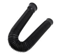 Eujgoov Extensión de Bajante de Canalón de Lluvia, Tubo de Drenaje Ajustable Flexible, Material de PE de 20-59 Pulgadas, Diseño de Bloque contra Salpicaduras para un Drenaje Eficaz del Agua de (BLACK)