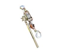 Eujgoov Extractor de Cabrestante de Cable de 1 Tonelada Extractor Eléctrico de Trinquete de Cable de Cabrestante Manual con Cuerda de Alambre de Acero Galvanizado de 10 Pies