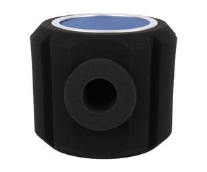 Eujgoov Filtro Antipop para Parabrisas de Micrófono, Espuma Acústica de Alta Densidad, Reduce el Ruido del Viento para Grabar Voces y Podcasts (Tipo A)