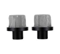 Eujgoov Filtro de Agua de Manguera de Plástico de 2 Uds con Pantalla de Acero Inoxidable de Malla 20 para Protección de Filtro de Bomba Pulverizadora