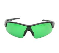 Eujgoov Gafas Protección Cultivo Interior | Lentes Verde Anti Reflejo LED/UV para Hidroponía