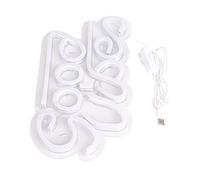 Eujgoov Good Vibes Letrero de Neón con Luz LED Alimentada por USB, Decoración de Pared para Sala de Juegos, Dormitorio, Bar, Fiesta, Club, 13 X 6,9 Pulgadas, Material de PVC, Ahorro de Energía, Luz