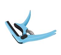 Eujgoov Guitarra de Metal Capo Universal Guitar Capo, Spring Spring Tone Ajuste de Ajuste con Soporte para el bajo de Guitarra y Mandolín (Macaron - Azul)