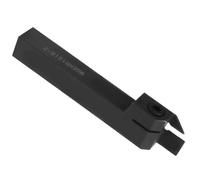 Eujgoov Herramienta de Torneado de Torno CNC de 100 Mm, Soporte de Ranurado de Acero Inoxidable con Inserto de Hoja y 10 Insertos para Corte y Mandrinado de Metal