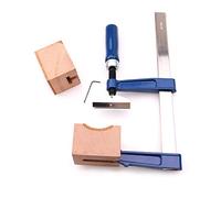 Eujgoov Herramienta para Traste de bajo de Guitarra, Juego de Herramientas de Prensa de Traste de Metal Premium con Bloques de Madera para Mantenimiento de Guitarra Luthier