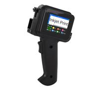 Eujgoov Impresora de Inyección de Tinta Portátil, Mini, de Secado Rápido, de 12,7 Mm con Ergonómico para Texto, Código de Barras, Código QR, Fecha, Impresión en Madera, Tela y