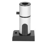 Eujgoov Infusor de Humo de Madera Portátil, Aleación de Aluminio y Zinc, Engranajes de Humo Ajustables para Carne, Verduras y Cócteles (SILVER)