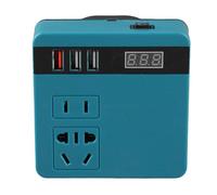 Eujgoov Inversor Portátil para Coche, Convertidor Inteligente de CC a CA de Carga Rápida de 120W para Herramientas Eléctricas y Pequeños Dispositivos Electrónicos para Uso en Exteriores