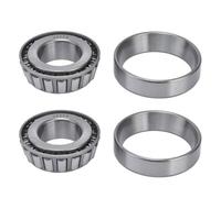 Eujgoov Juego de 2 Rodamientos de Rodillos Cónicos, 25x52x16,25 Mm, Cono y Copa de Acero para Rodamientos, Prelubricados para Maquinaria Industrial, Automotriz y de plásticos.