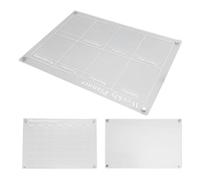 Eujgoov Juego de Calendario Magnético para Refrigerador, Tablero Planificador Mensual Semanal de Borrado en Seco Acrílico con 6 Rotuladores para Organización Familiar de Cocina de 15,7x11,8 Pulgadas