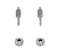 Eujgoov Juego de Engranajes de Eje de Acero Inoxidable 2/13T, Repuesto para Ejes Delanteros y Traseros Axial SCX30 1/30 RC Crawler, 2 uds.