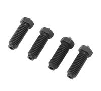 Eujgoov Kit de 40 Boquillas de Acero Endurecido Mecanizadas CNC 0,2 0,4 0,6 0,8 Mm 608 °F para Impresora 3D 3 Combo S1 Boquillas de Repuesto para Impresión FDM e Intercambios Rápidos