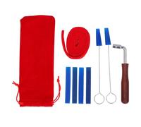 Eujgoov Kit DE Ajuste DE Piano Profesional Tuner Goma Acero Inoxidable MUTO MUTE TINGUNA TUJA TINGURA DEL ANTEGRA Función Plástico para Estudiantes