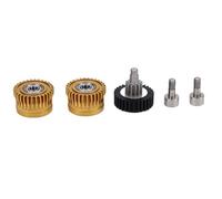 Eujgoov Kit de Engranaje Extrusor de la Impresora 3D Dual Rodamiento All Metal Filament Drive Reemplazo para K1 K1C Ender 3 V3 V3 Plus con Ni Endurecido con Acero Endurecido Tratado 55