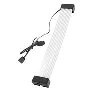 Eujgoov Kit de Extensión de Cable de PSU 8pin a 2x8pin Cable de Conexión, 5v Sync de Iluminación ARGB para Placas de Planta de Placas para, Alambre de Estateado de Cobre 16 AWG con Material de