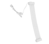 Eujgoov Kit de Extensión de Cable de PSU 8pin a 2x8pin Cable de Conexión, 5v Sync de Iluminación ARGB para Placas de Planta de Placas para, Alambre de Estateado de Cobre 16 AWG con Material de