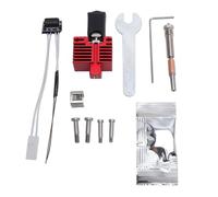 Eujgoov Kit de Extremo Caliente para Impresora 3D Lab P1P P1S, Boquilla de Acero Endurecido de 0,4 Mm, 0,2 Mm, Bloque Calefactor CuCrZr de 60 W, Compatible con Filamento de 1,75 Mm